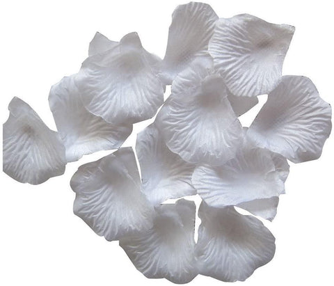 White Silk Rose Petal