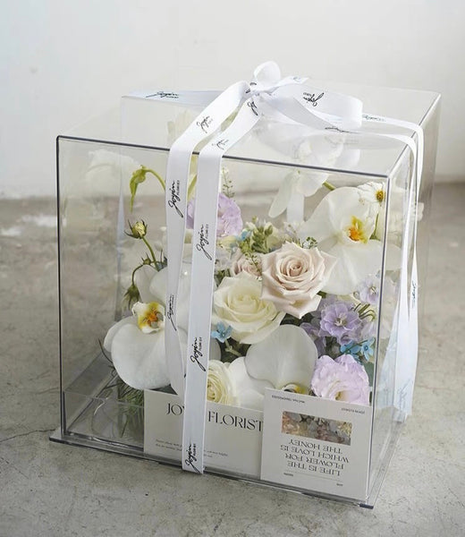 Large Acrylic box For Flowers gifts