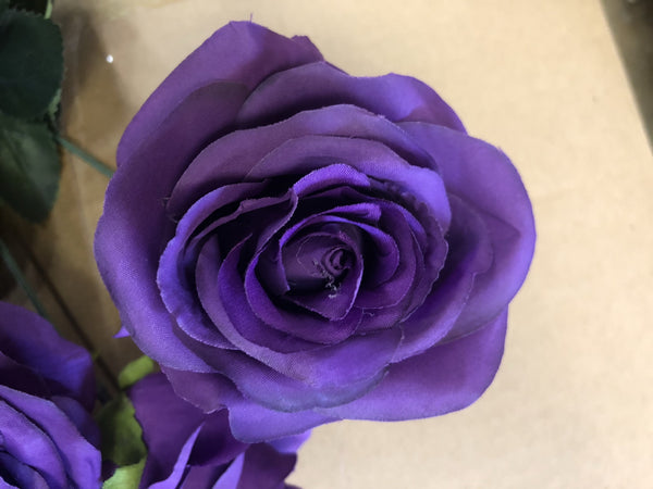 Dark purple Diamond Rose Bunch 10 head