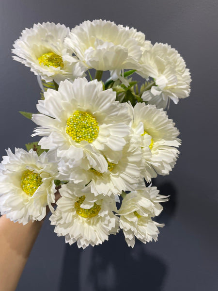 Small bunch daisy Sunflower 🌻 white Yellow WEDDING DECOR SUN FLOWER