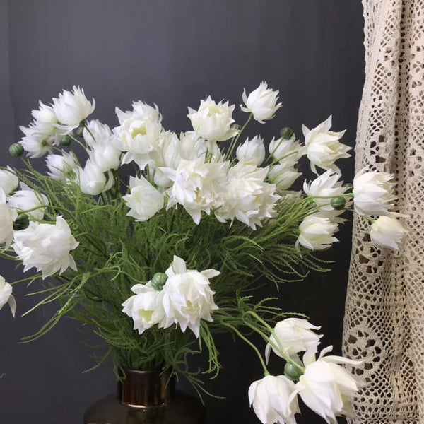 New white bridal flower bunch Artificial Filler Flower