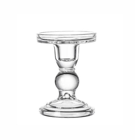 New Glass CANDLEHOLDER GLASS VASE 5”