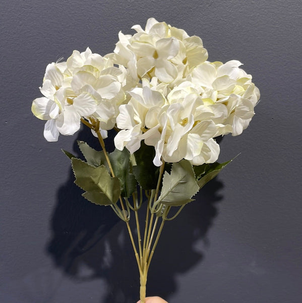 MINI Hydrangea Bunch 6 head silk