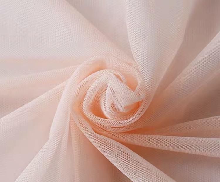 Blush pink tulle fabric 10 meter