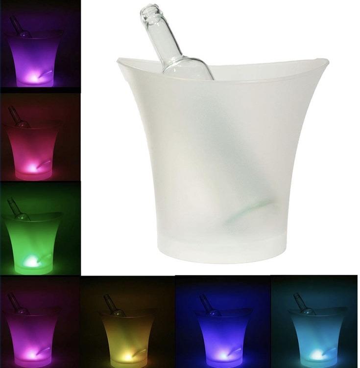 Multicolor Glowing LED LIGHT Ice bucket for drinks