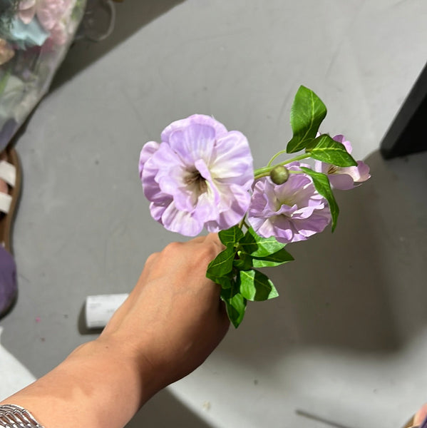 New SMALL Light purple Butterfly Peonies flower filler Artificial flowers