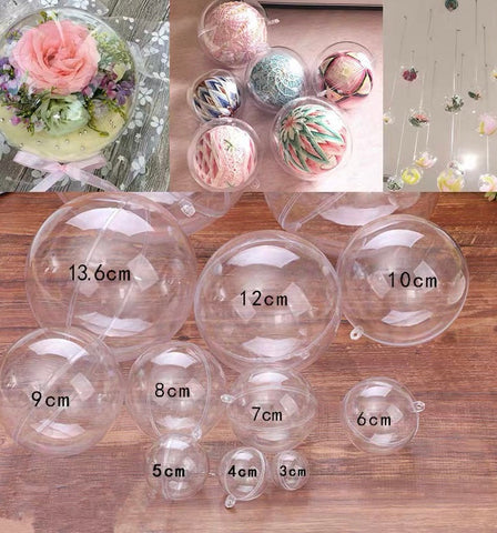 Plastic Ball 12cm Round Bubble Ceiling Ball Terrarium