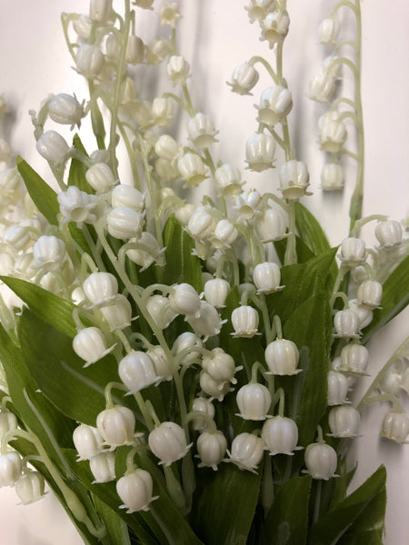 7xlily of the valley white wedding greenery filler for corsage - Viva La Rosa