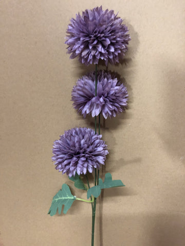 Dark purplePom Artificial Filler Flower