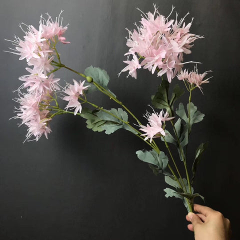 Pink throatwort flower Artificial Filler Flower