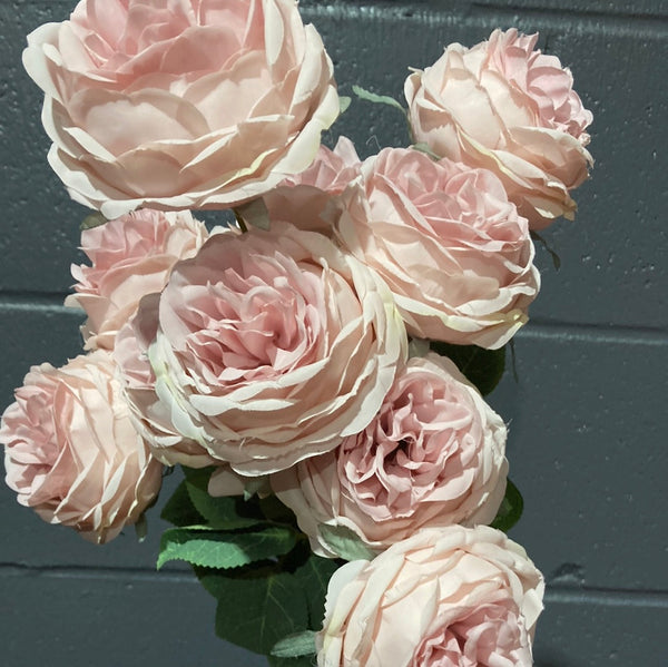 Dusty Pink Puffy ROSE BUNCH