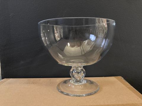 Glass Bowl Vase mv793-25 Pedestal 5”Hx6”D wedding centerpiece Compote