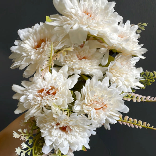 Small bunch daisy Sunflower 🌻 white Yellow WEDDING DECOR SUN FLOWER