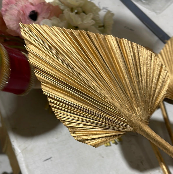 Gold Dried Spear Palm Leaf Anahaw
