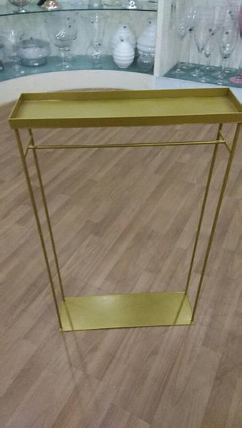Long Gold Stand Metal new 7”x20”x39”H