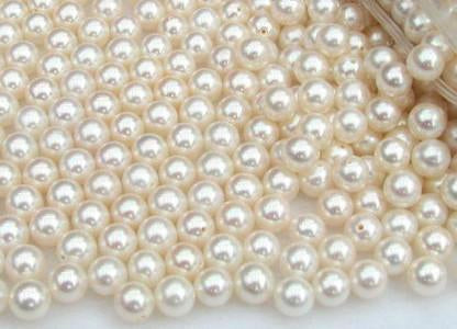 Faux Pearl Ivory or White 10mm beads (Ivory) FAU1-2 - Viva La Rosa