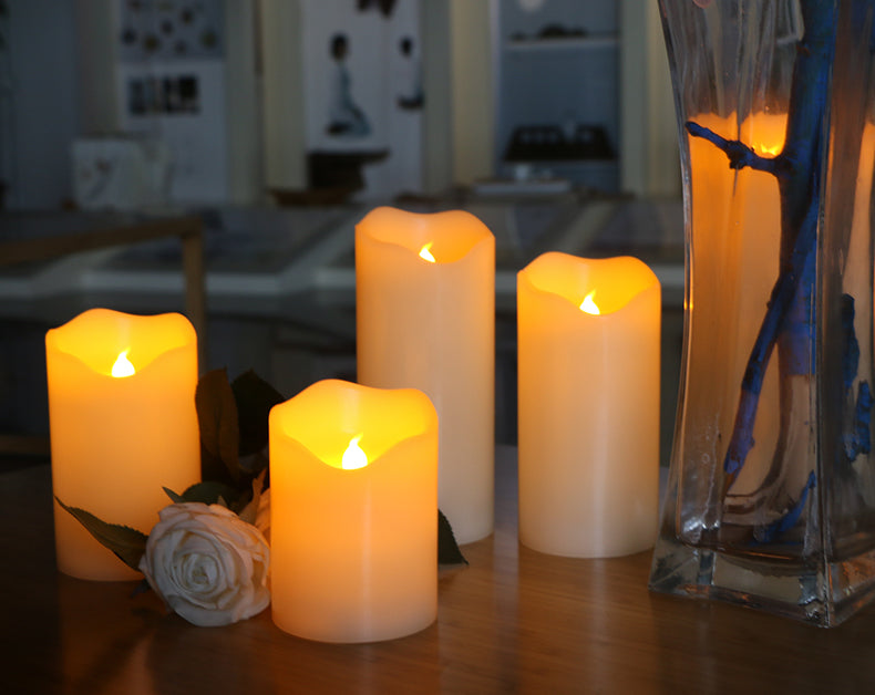 LED Electric Flameless Candles 3”x7"H Diameter