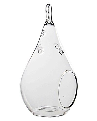 Pear shaped Hanging Glass
