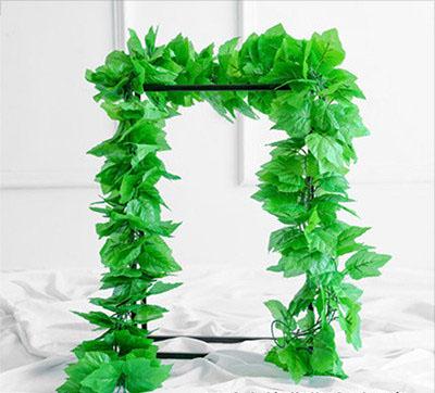 2xGreen vine Artificial leaf Garland wedding greenery - Viva La Rosa