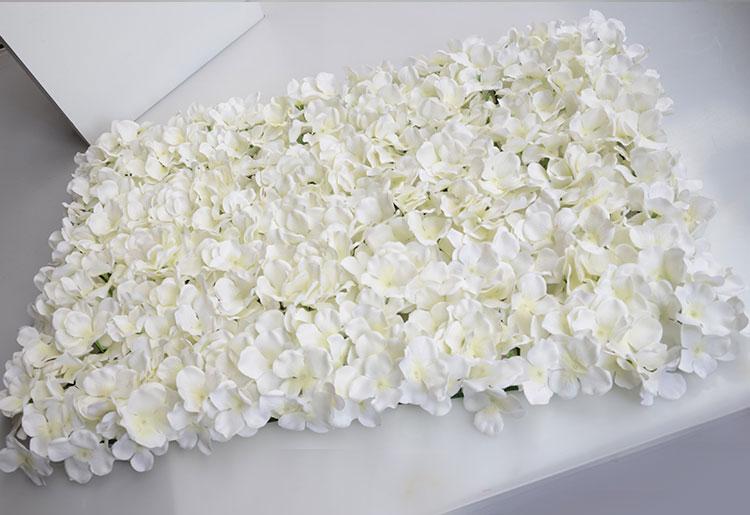 Cream Hydrangea Artificial Flower Hydrangea Mat Wedding Wall Decoration - Viva La Rosa